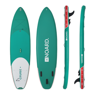 NOARD SUP Stand Up Paddle Surfboard dunkelgrün grün 
